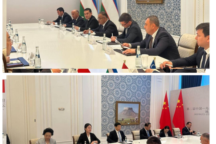 Forum davomida navbatdagi uchrashuv Shaanxi provinsiyasi gubernatori janob Zhao Gan bilan o‘tkazildi.
